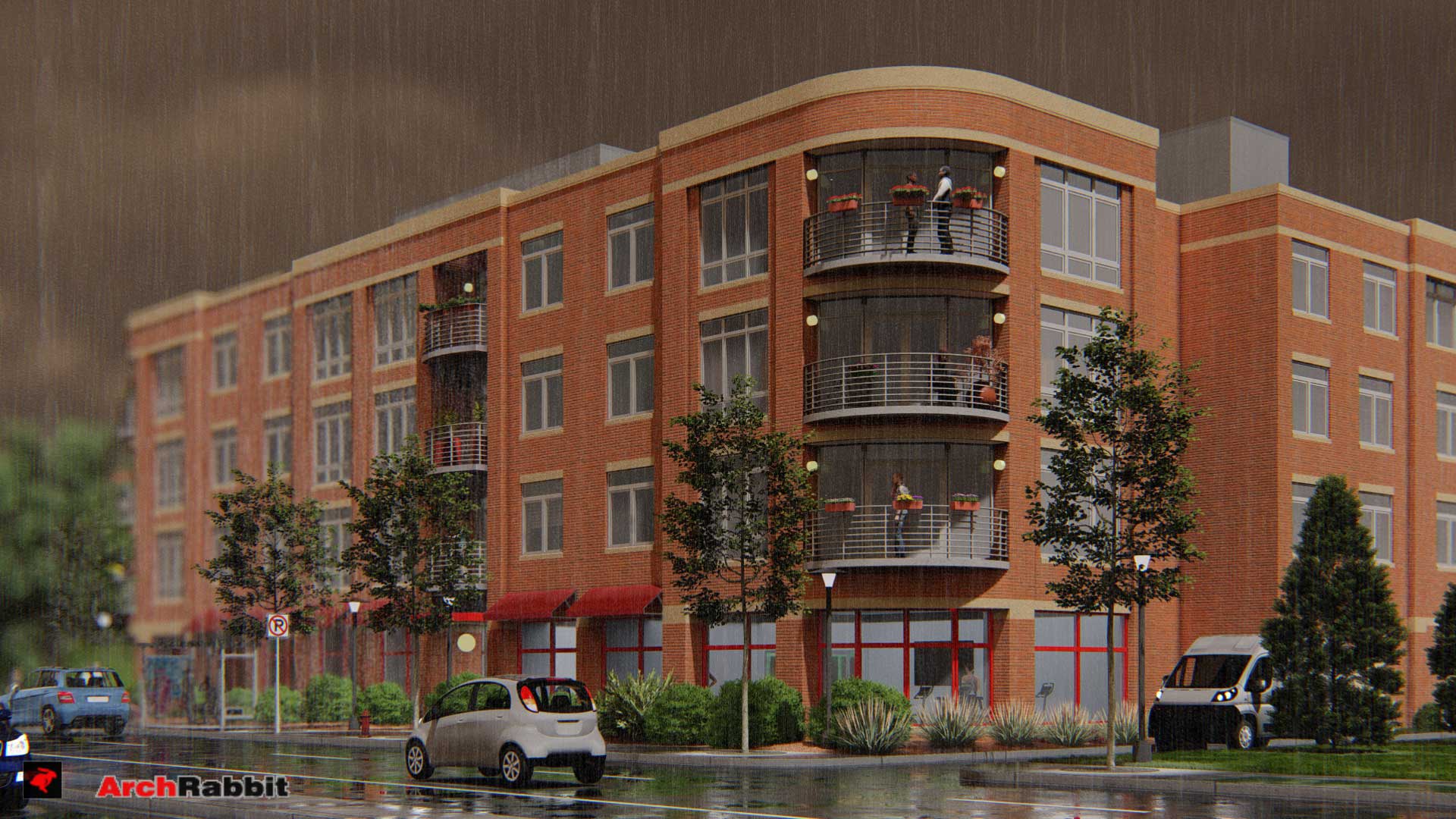 Residential Entry Rain